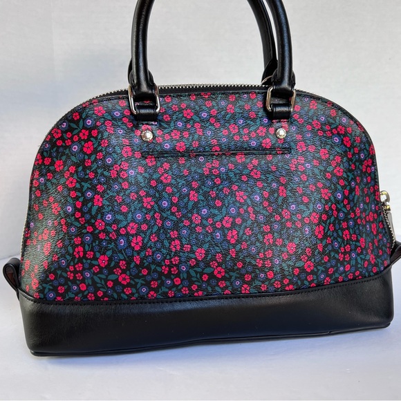 Coach New York Sierra Ranch Floral Print Satchel Bag - Picture 6 of 14